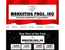Tablet Screenshot of marketingprosinc.com